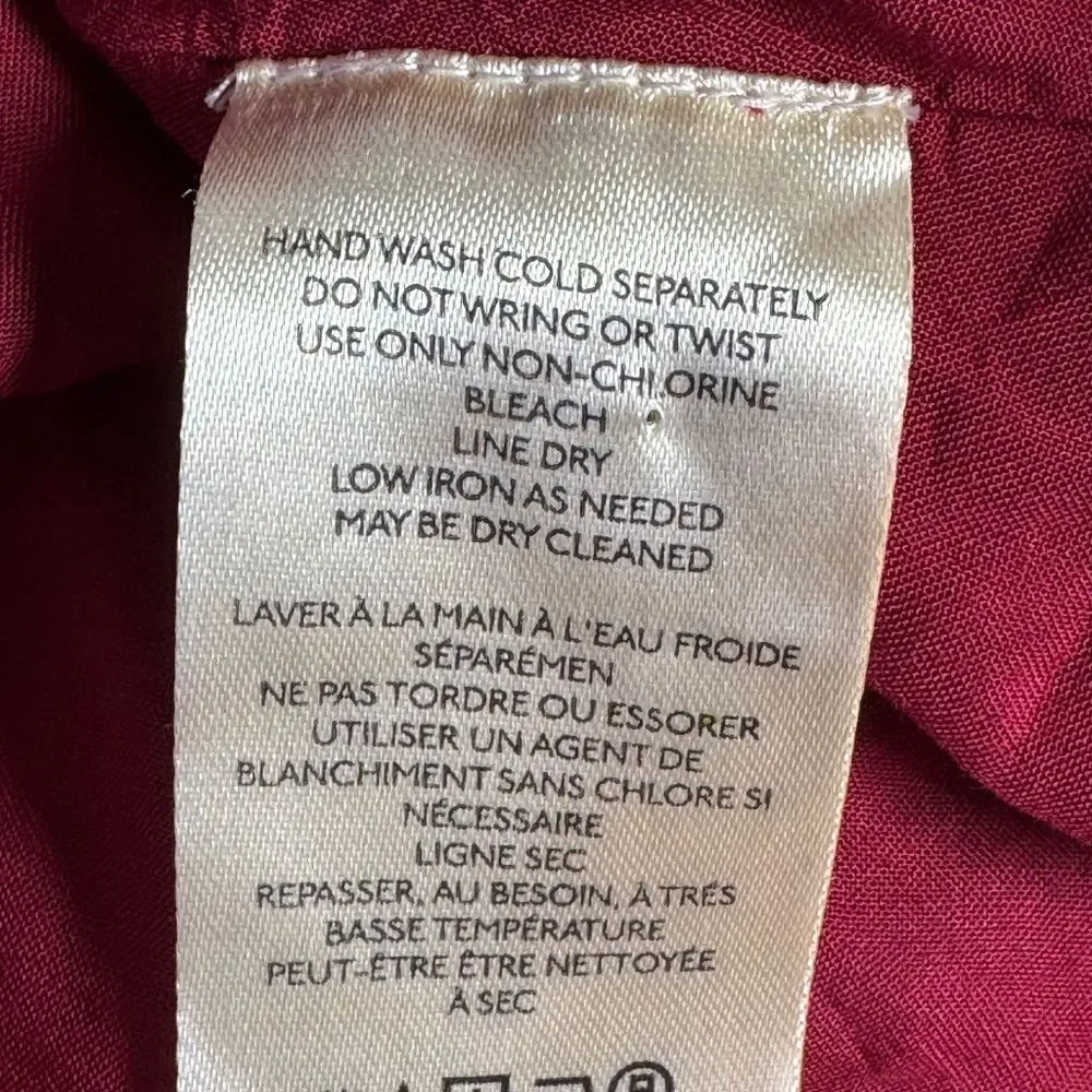 Free People Sunshine of Love Blended Berry Red Mini‎ Dress Sz S